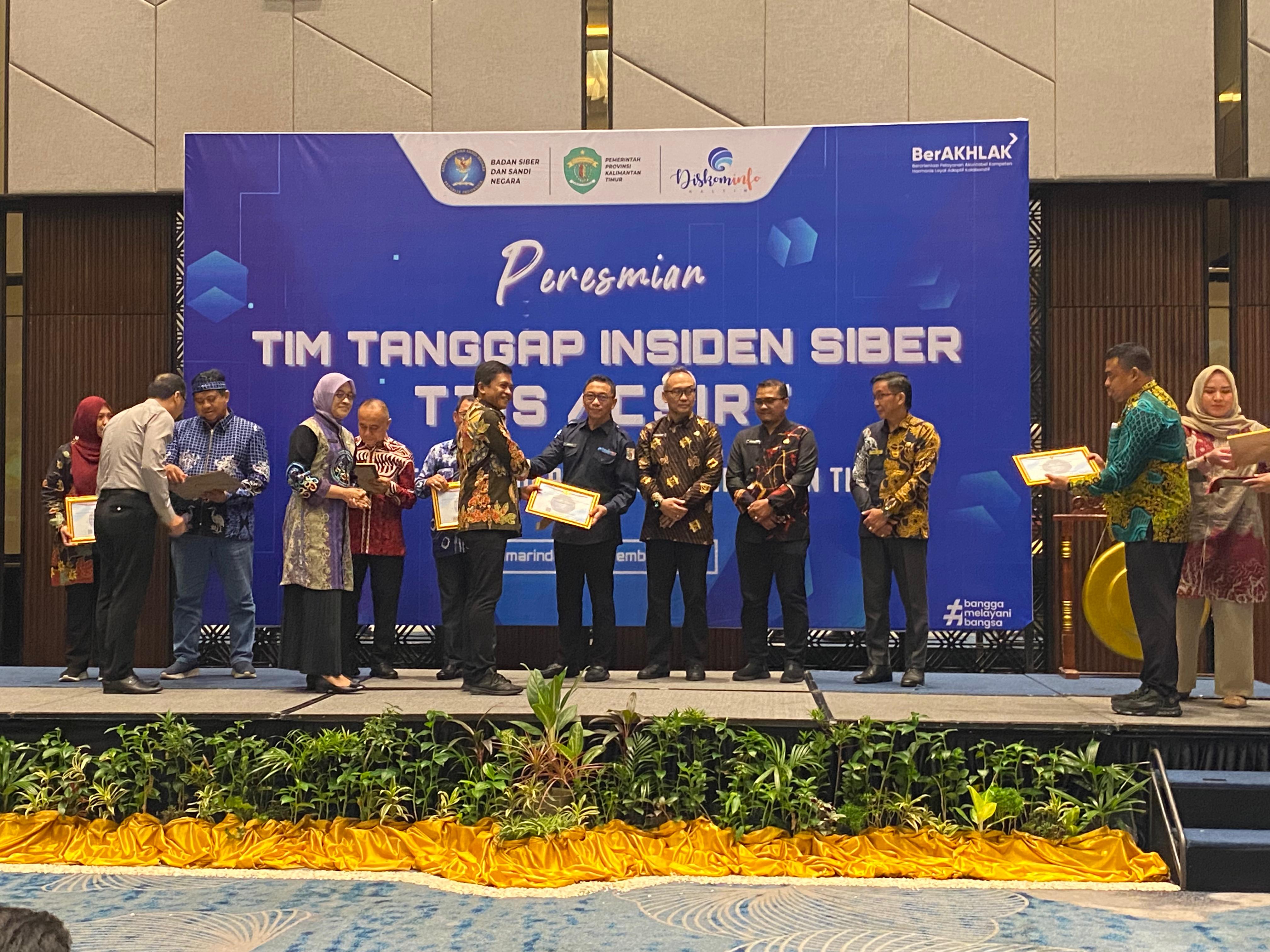 Kabupaten Paser Terima Surat Tanda Registrasi CSIRT, Siap Perkuat Keamanan Siber Daerah